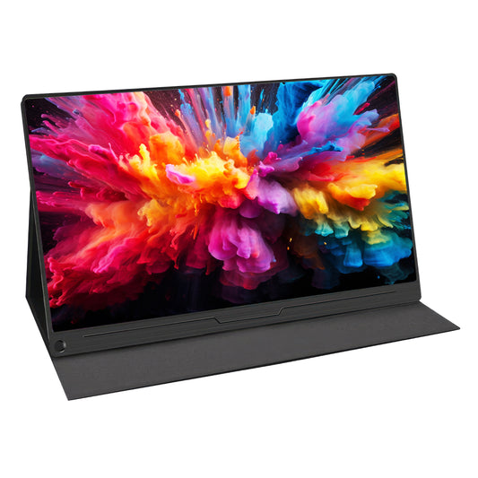 Portable Monitor 15.6inch 1080P USB C HDMI Faster Response Time Display w/Cover