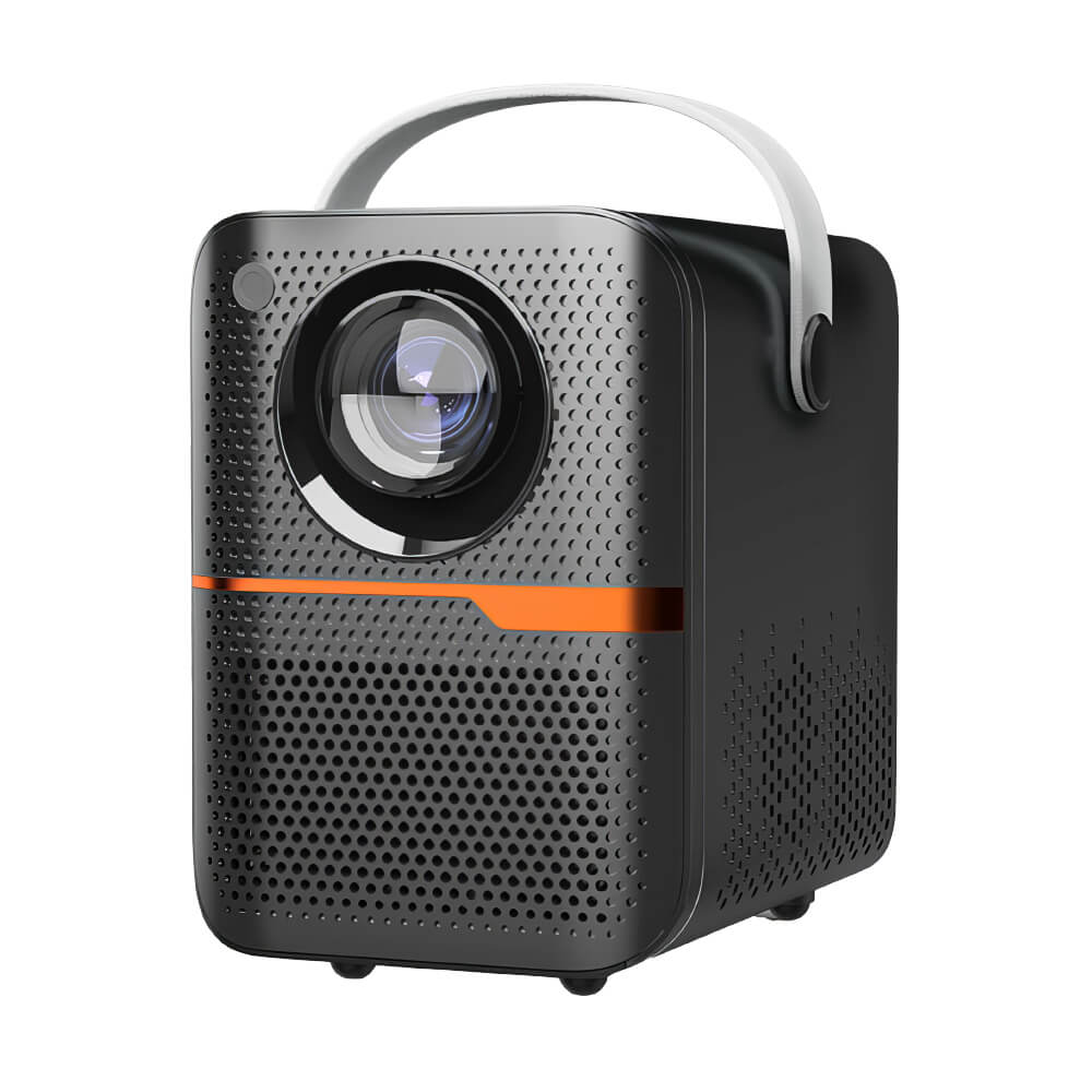 Portable Mini Projector 300ANSI Lumen Support 4K Decoding with WIFI Bluetooth