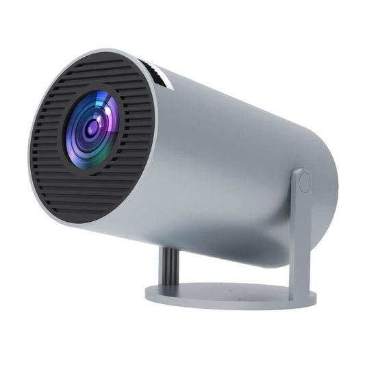 Mini Portable Projector 4K/260 ANSI with WiFi 6 BT 5.0 Auto Keystone 180 Degree Rotation