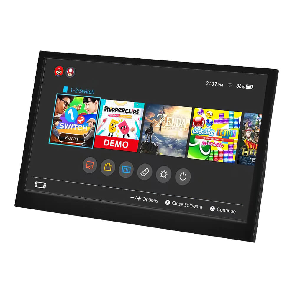 Portable Monitor 11.6 Inch HD 1366x768 LCD USB C HDMI TFT Display w/Speakers